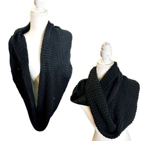 Thick Knit Weave Unisex Circle Infinity Scarf‎ Fashion Warm Circle Loop scarves - Picture 1 of 3